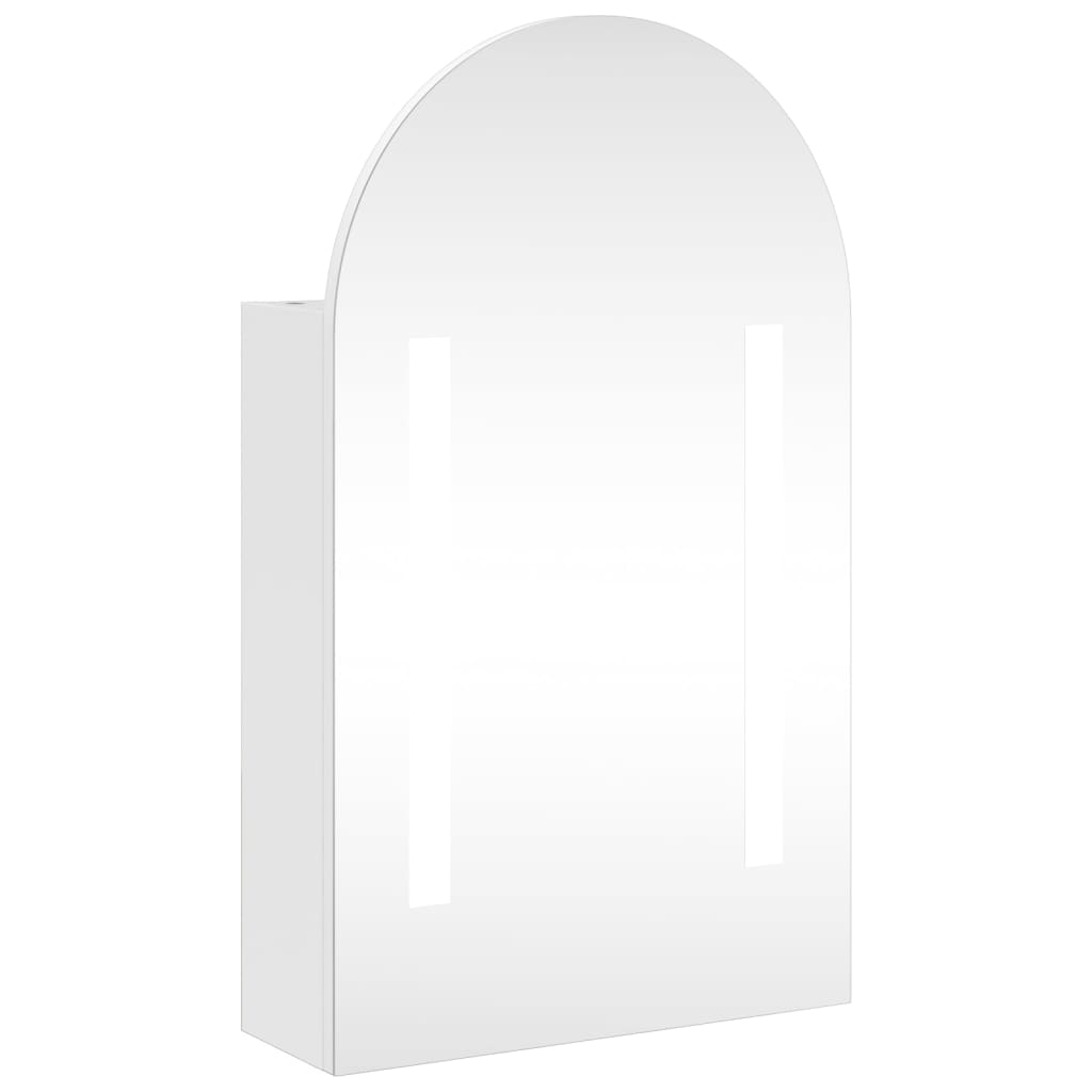 Spegelskåp Och LED-lampa Bågformad