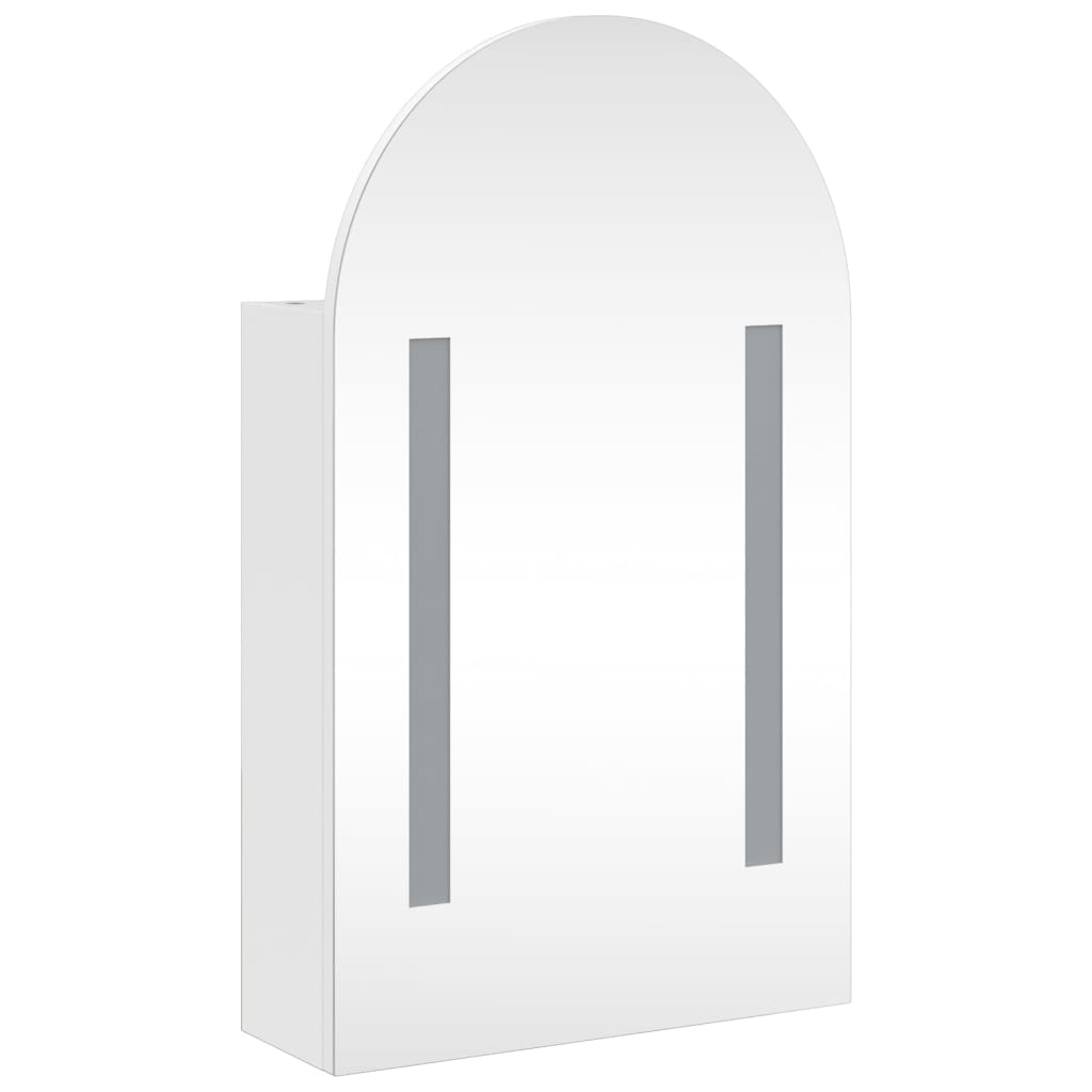 Spegelskåp Och LED-lampa Bågformad
