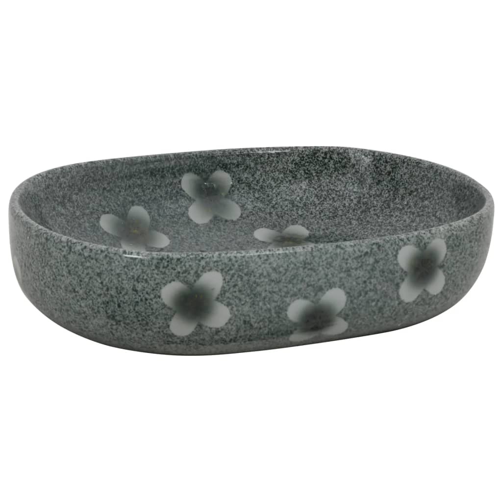 Handfat oval keramik