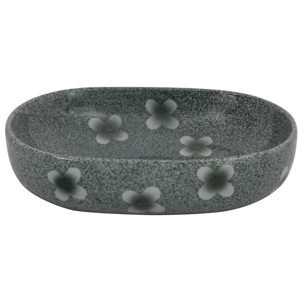 Handfat oval keramik