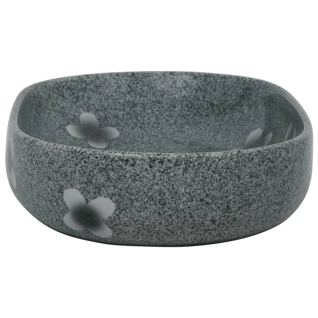 Handfat oval keramik