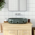 Handfat oval keramik