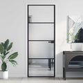 Innerdörr , härdat glas och aluminium slim