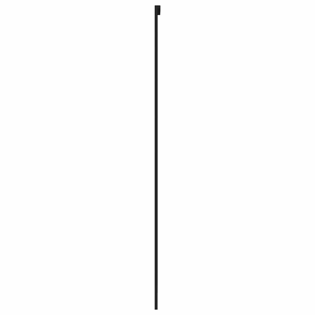 Skjutdörr härdat glas och aluminium