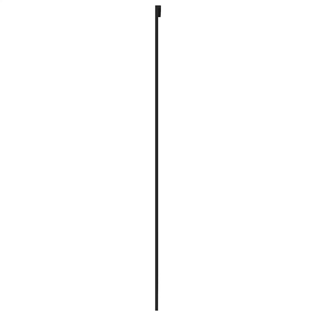 Skjutdörr 102, härdat glas och aluminium