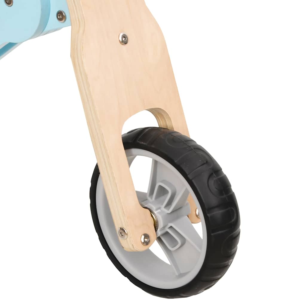 Sparkcykel för barn 2-i-1 ljusblå