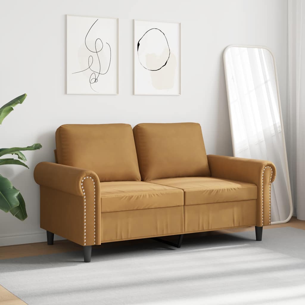 2-sitssoffa sammet