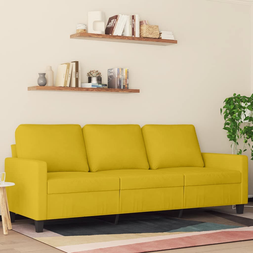 3-sitssoffa sammet