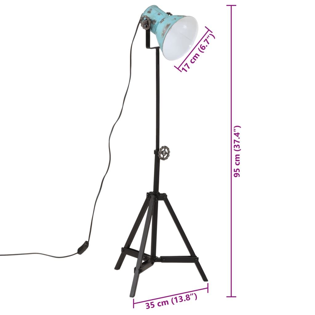 Golvlampa 25 W Nött och E27