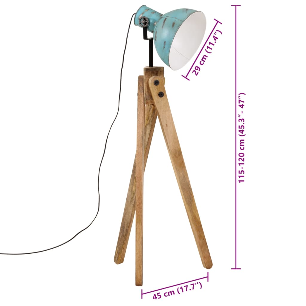 Golvlampa 25 W Nött E27