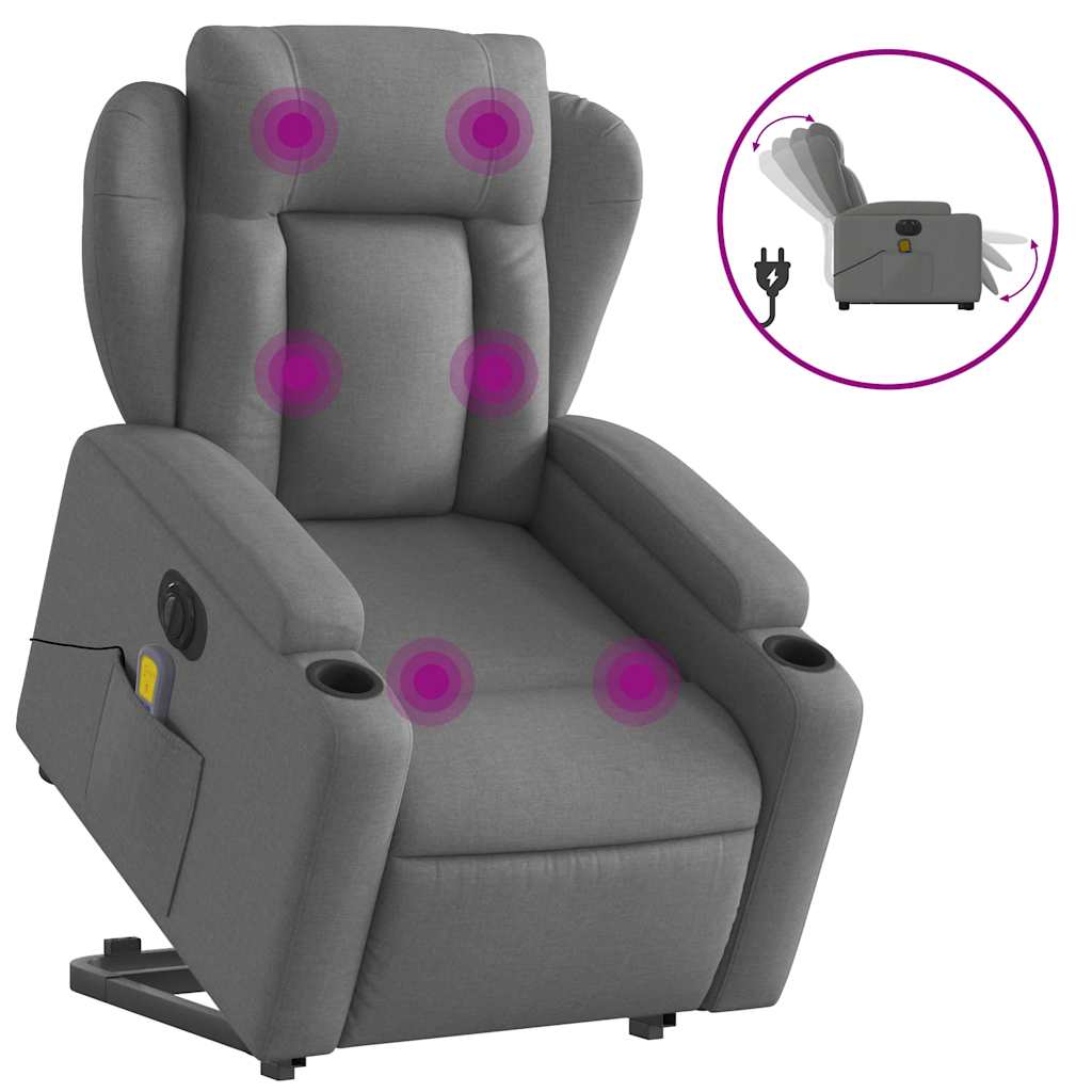 Elektrisk Massagefåtölj Med Uppresningshjälp