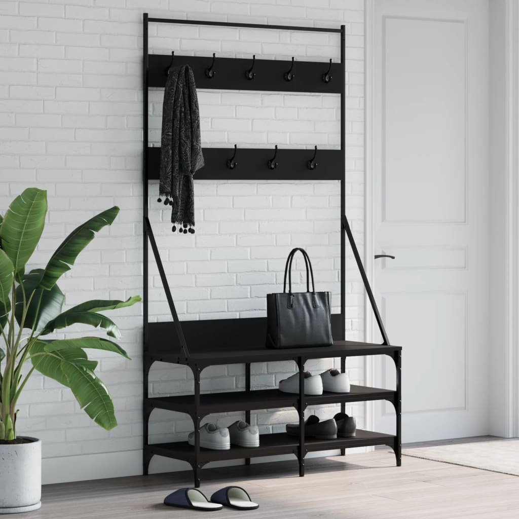 Klädställning med skoförvaring