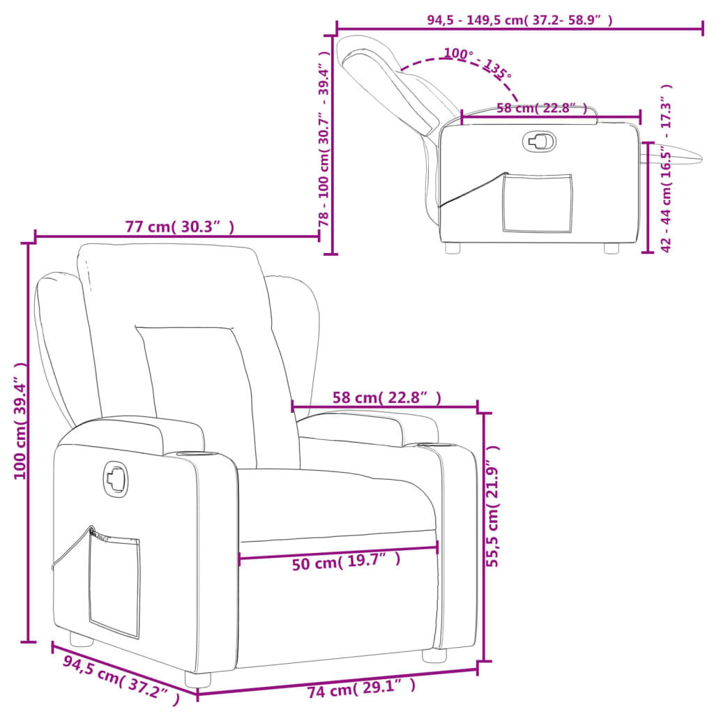 Reclinerfåtölj