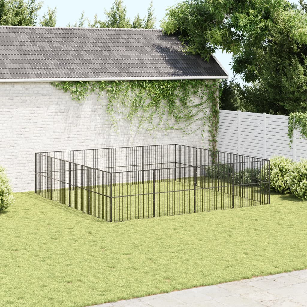 Hundhage 8 paneler galvaniserat