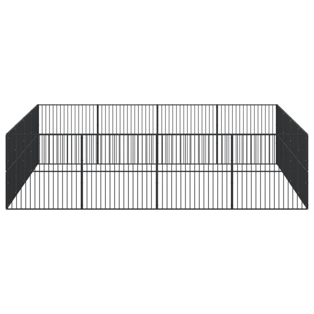 Hundhage 8 paneler galvaniserat