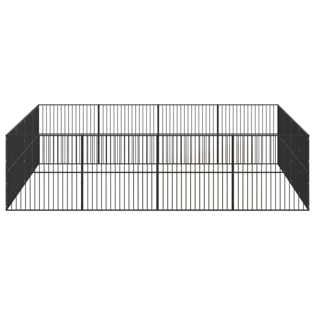 Hundhage 8 paneler galvaniserat