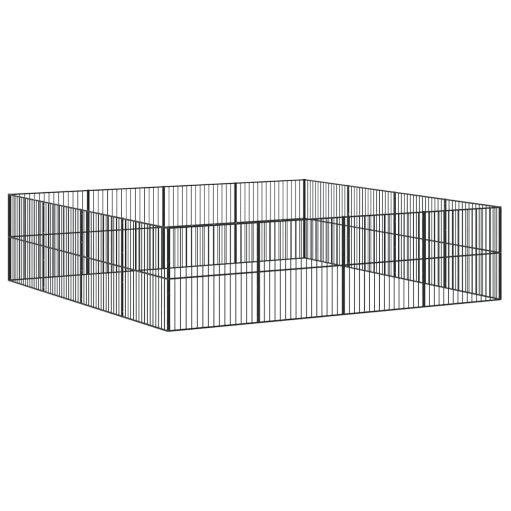 Hundhage 8 paneler galvaniserat