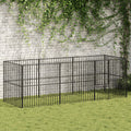 Hundhage 8 paneler galvaniserat