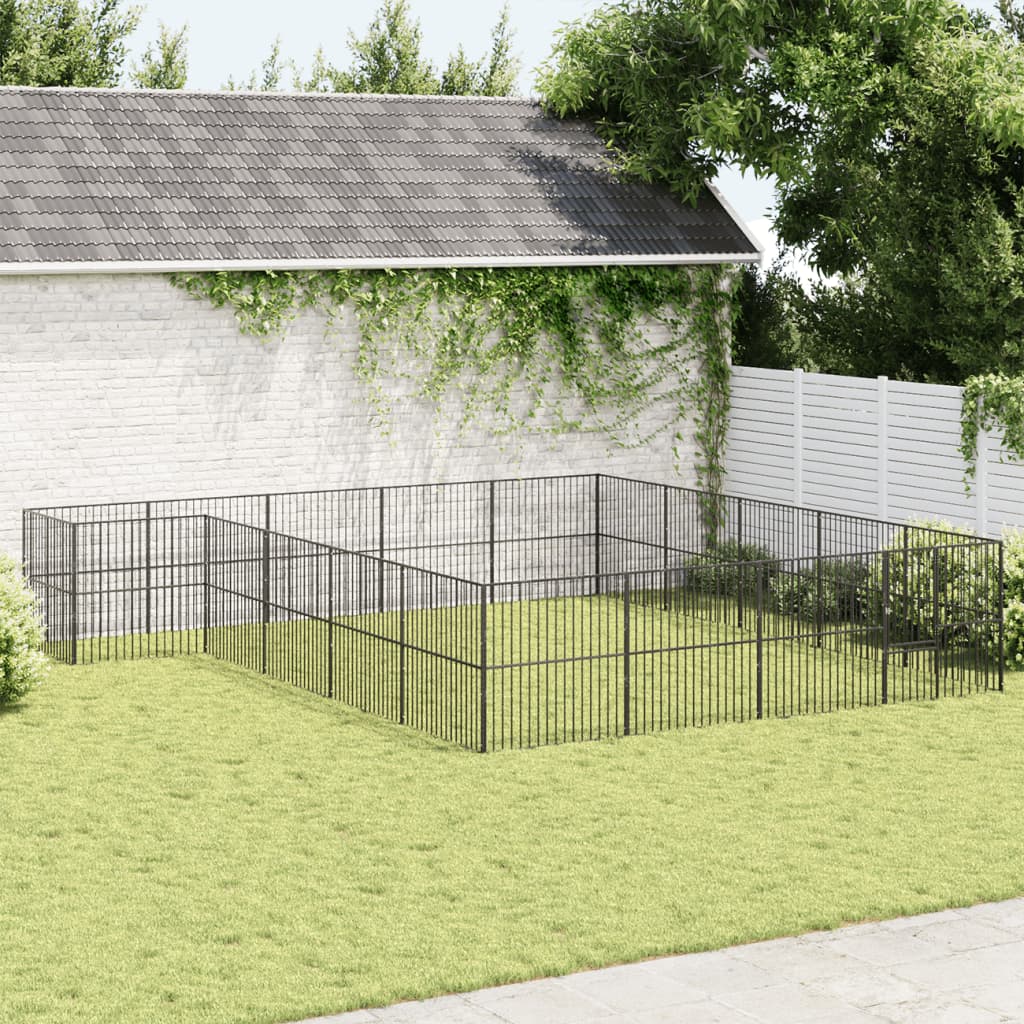 Hundhage 8 paneler galvaniserat
