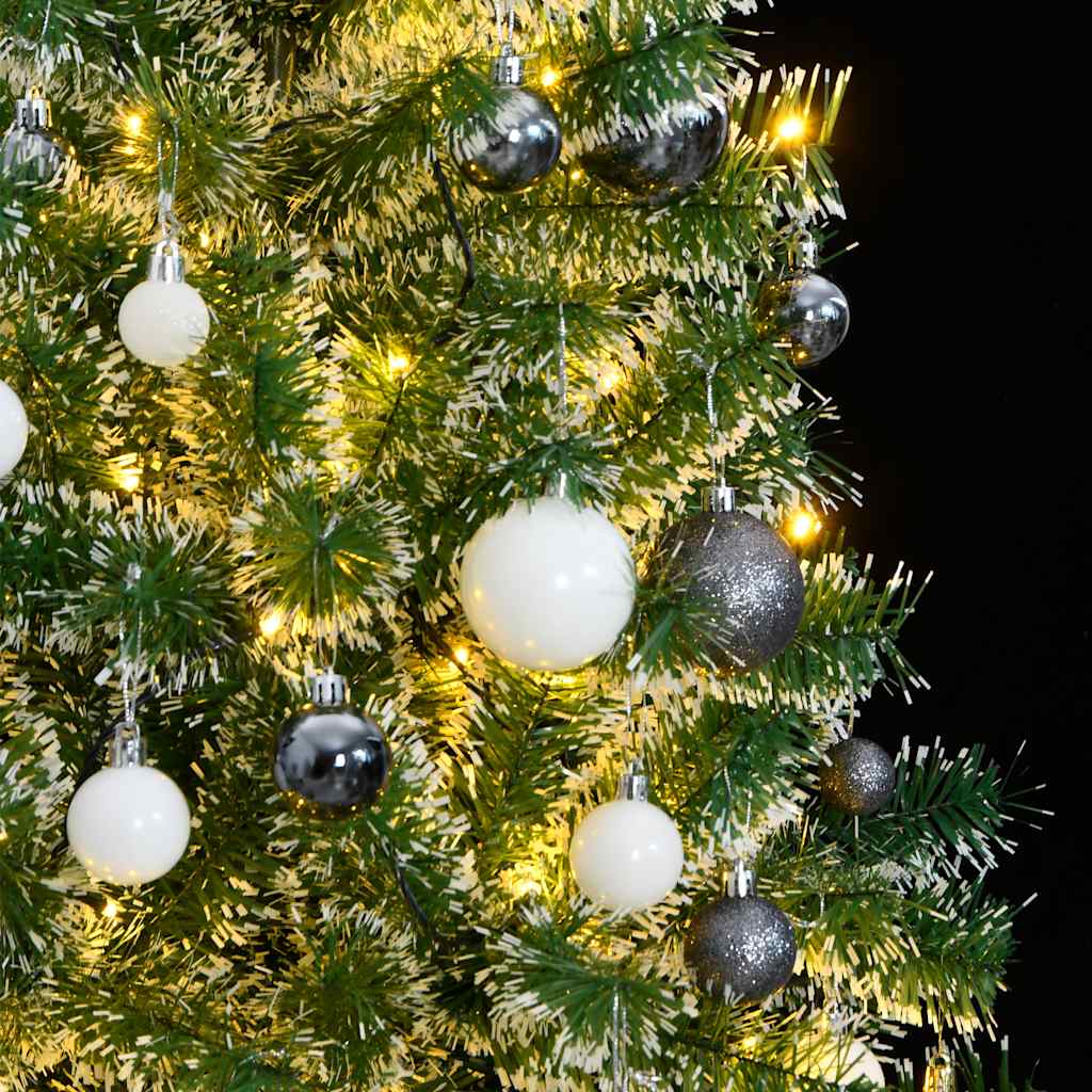 Plastgran 300 LEDs&kulor&snö