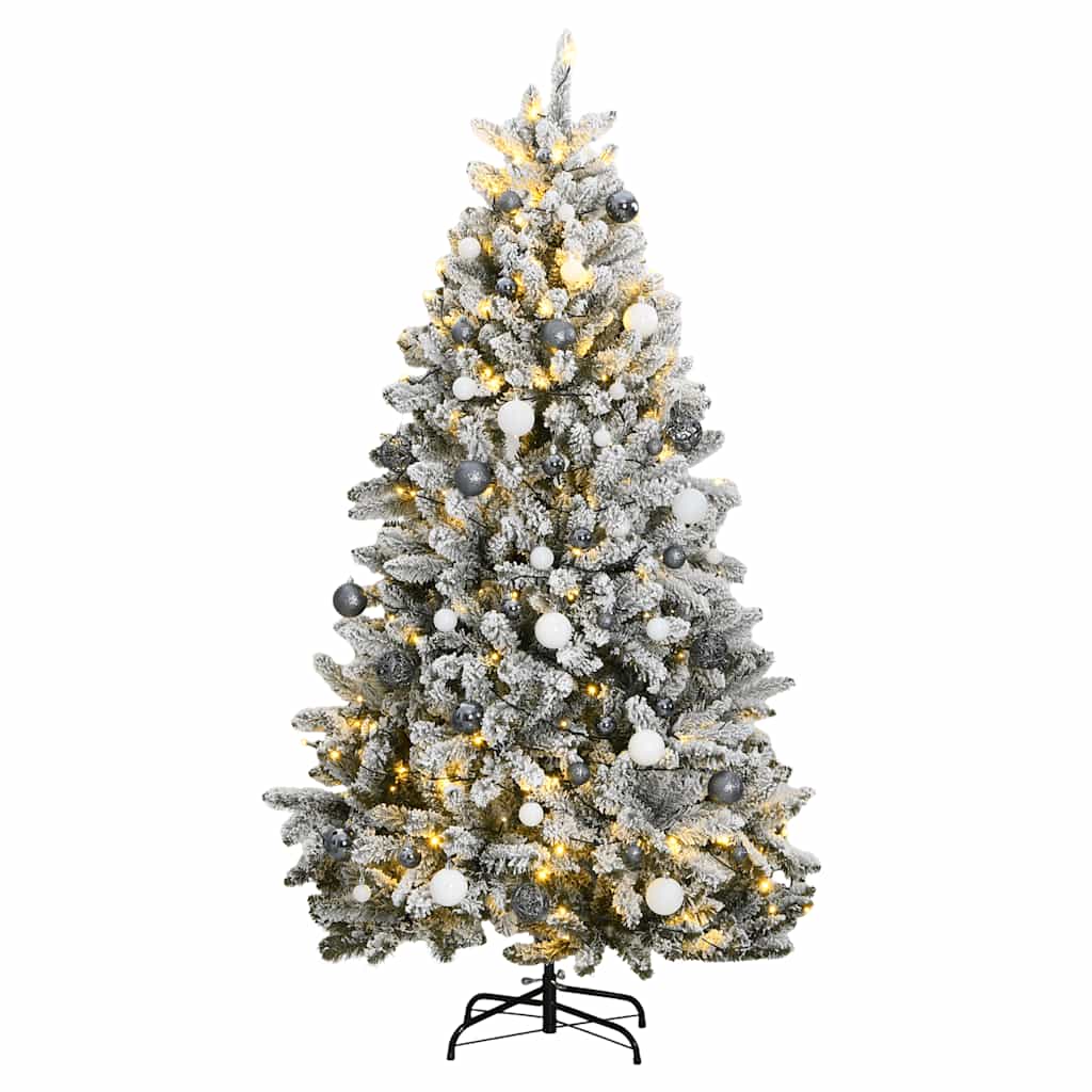 Plastgran med gångjärn 300 LEDs och kulor