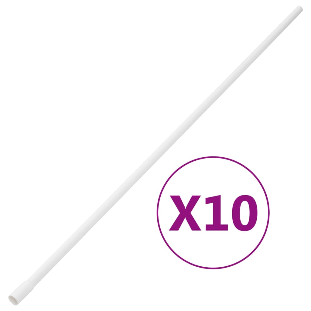 Kabelkanal med klämmor Ø16 mm 10 m PVC