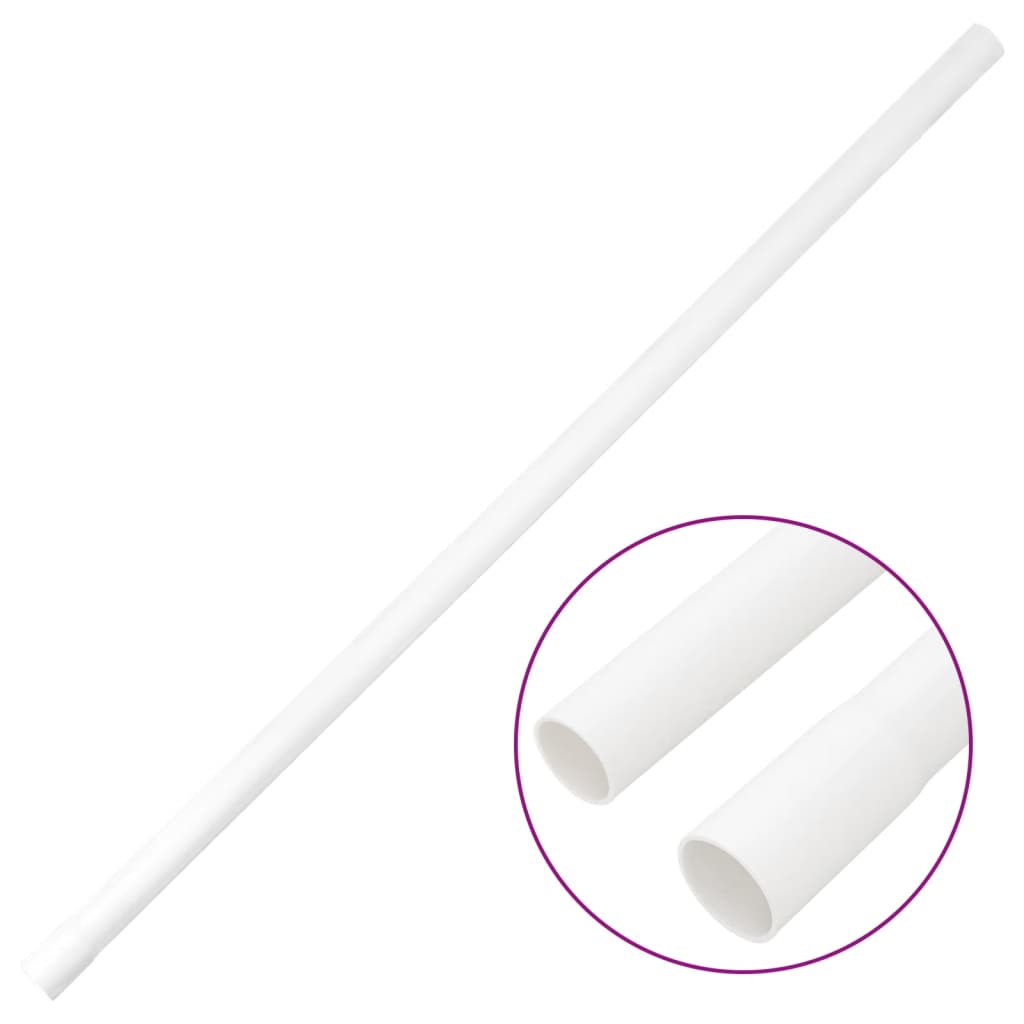 Kabelkanal med klämmor Ø25 mm PVC