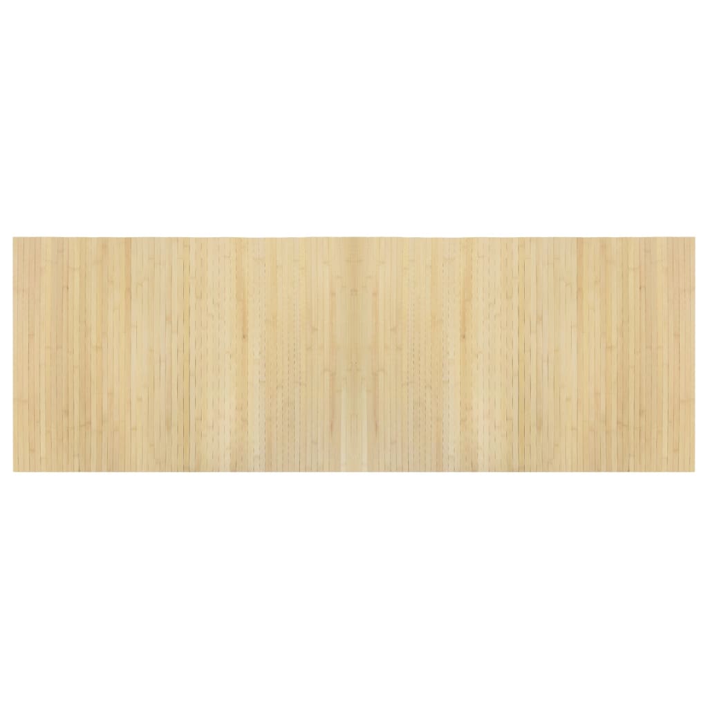 Matta rektangulär naturlig bambu