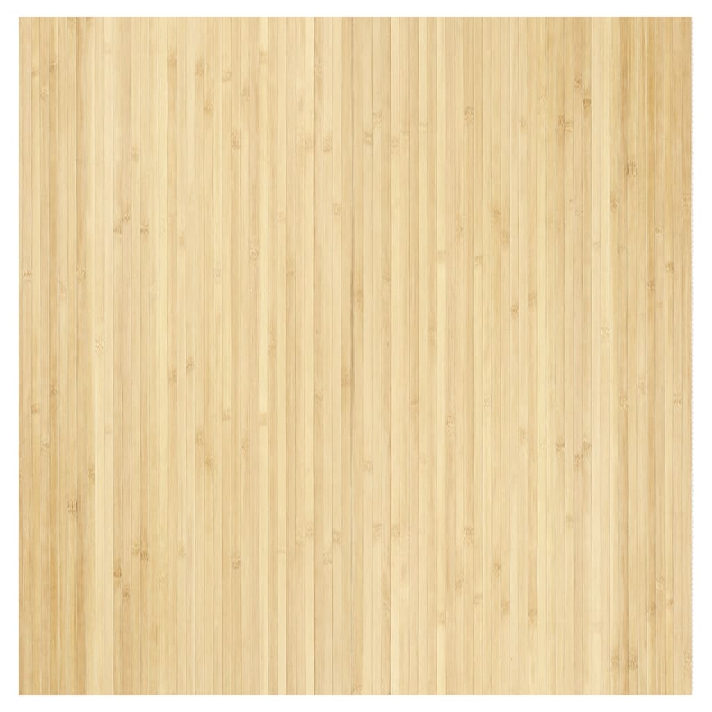 Matta rektangulär naturlig bambu