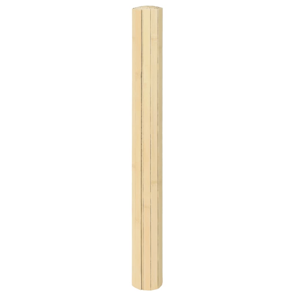 Matta rektangulär naturlig bambu