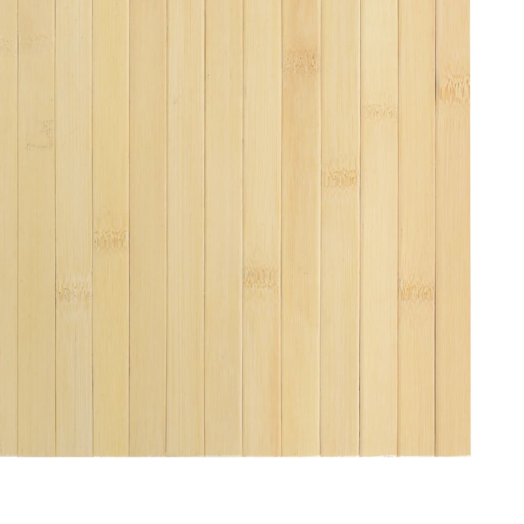 Matta rektangulär naturlig bambu
