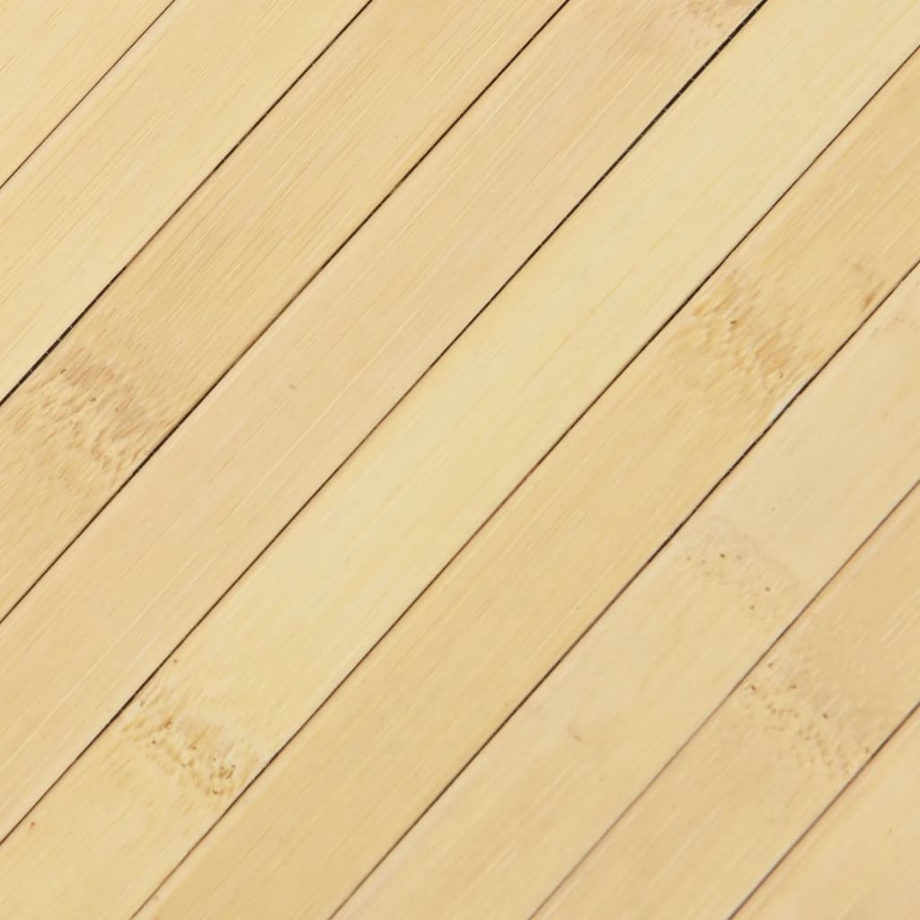 Matta rektangulär naturlig bambu