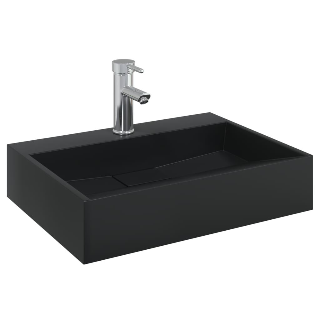 Handfat mineralgjuten och marmor matt