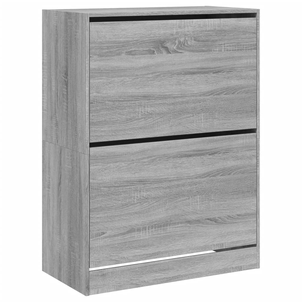 Skoskåp med 2 flip-lådor