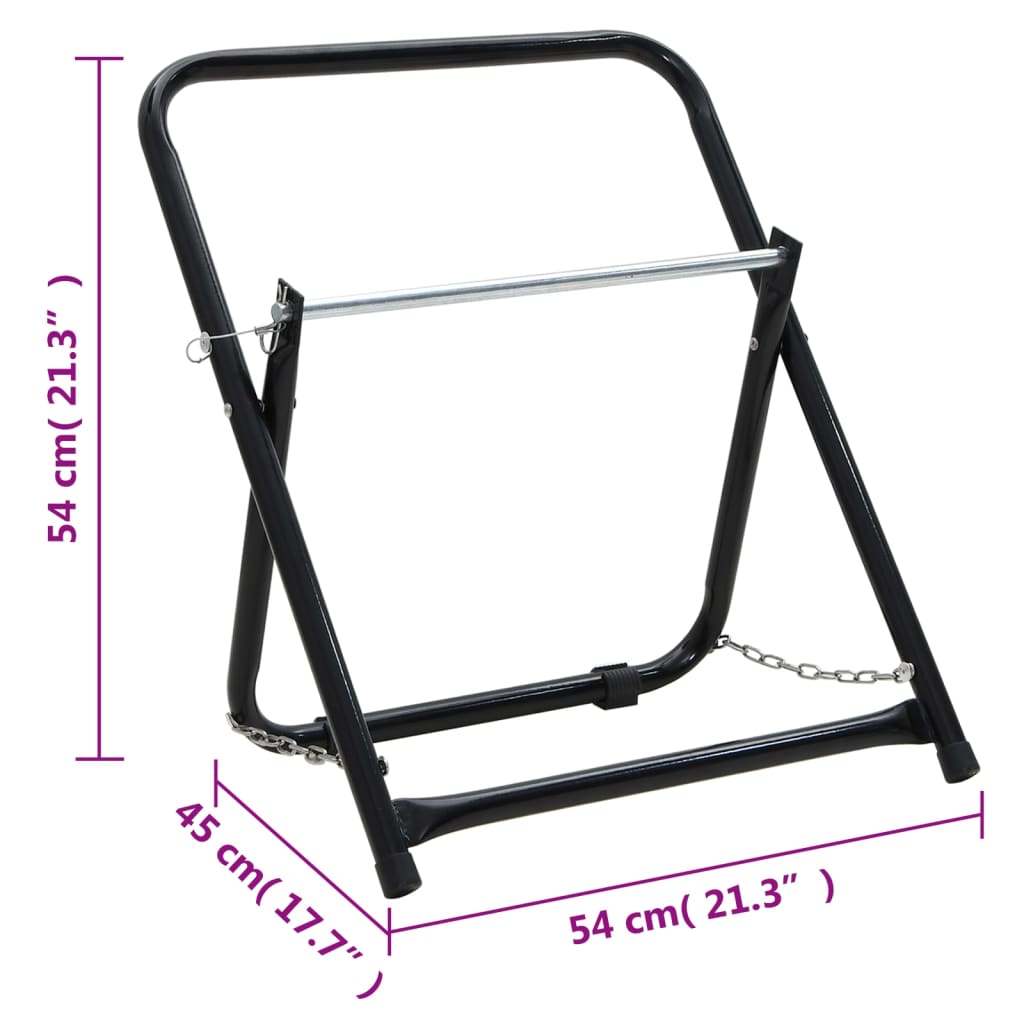 Slangvinda 48 cm 45 kg pulverlackerat stål