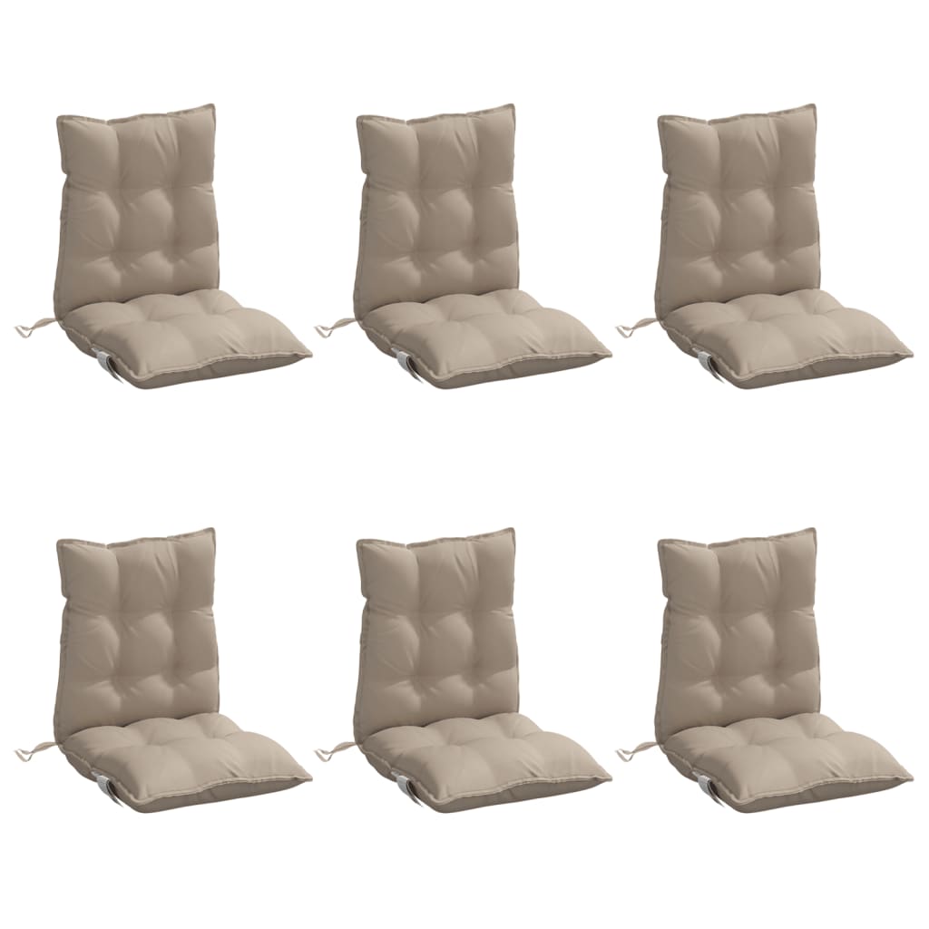Stolsdynor 6 st oxfordtyg