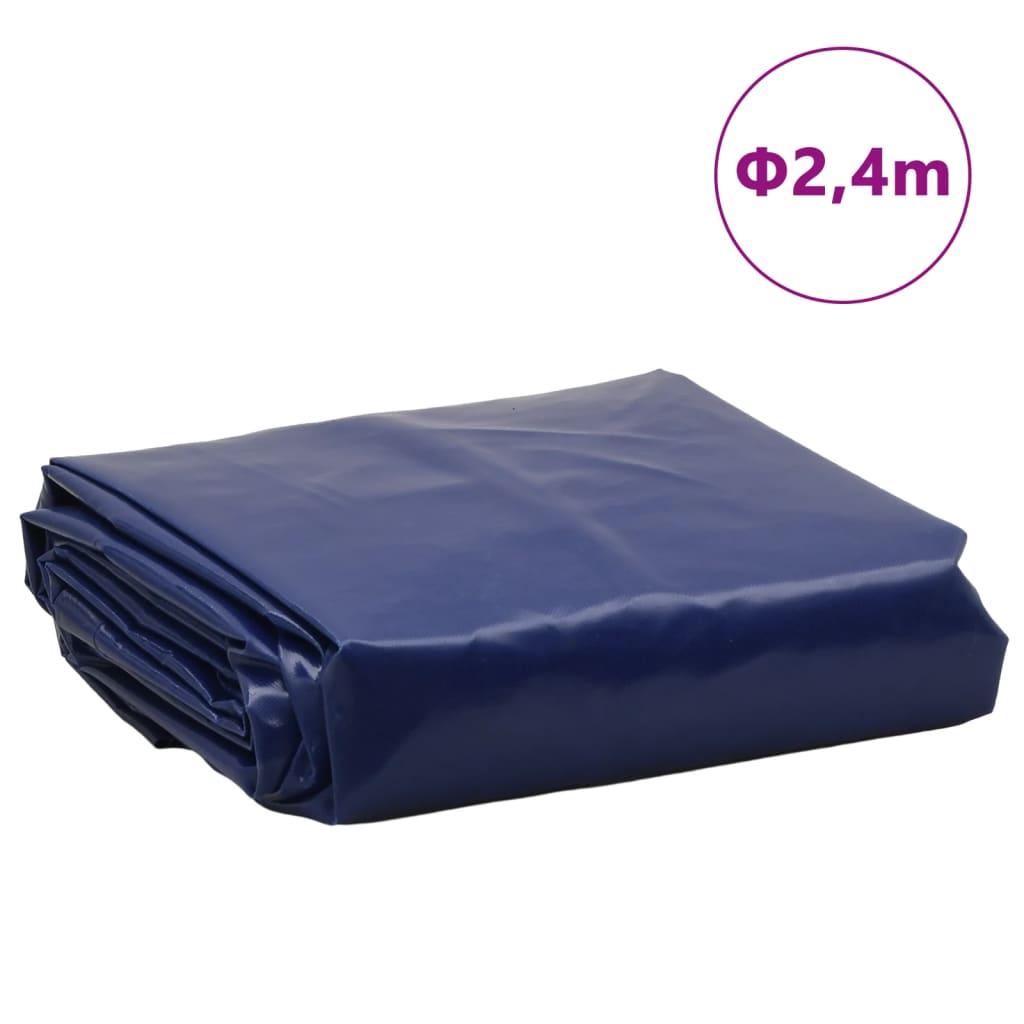 Presenning Ø 2,4 m 650 g och m²
