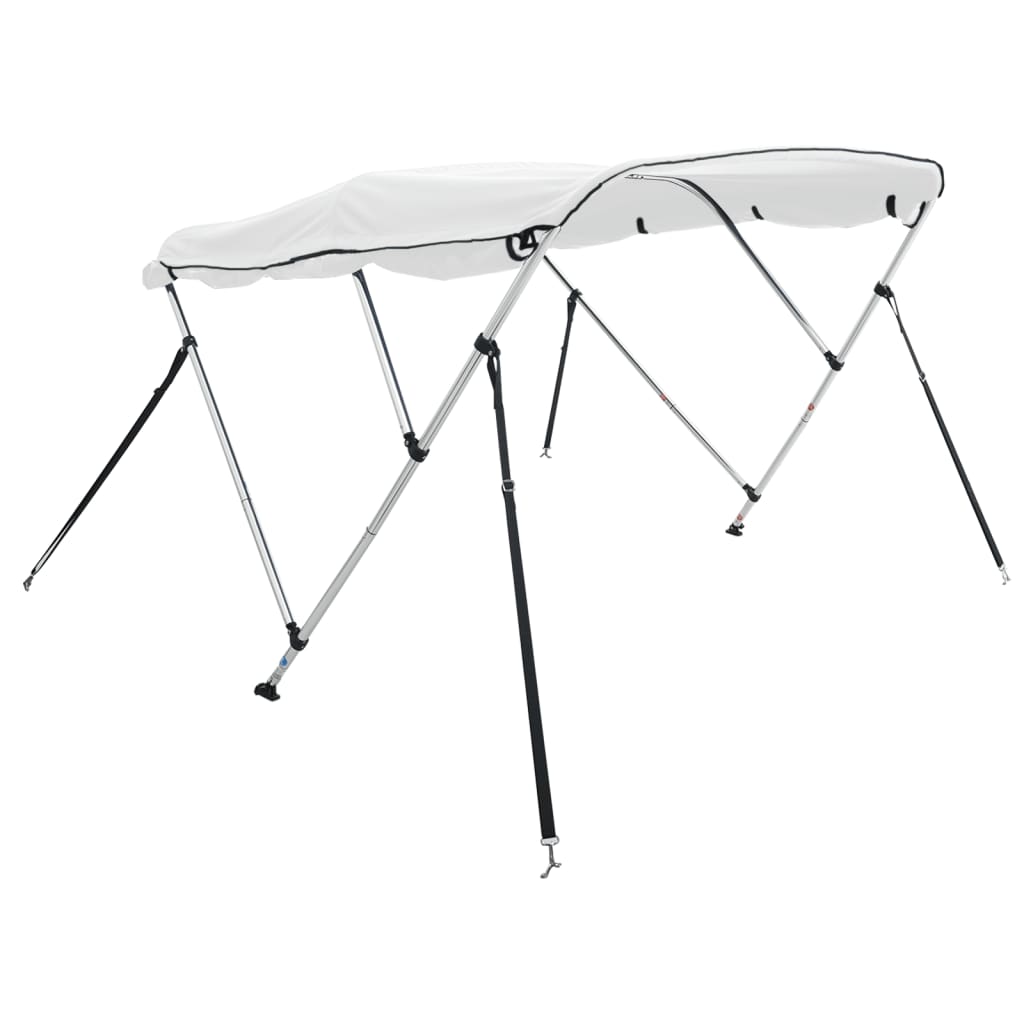 Båtkapell med 3 bågar 183x(154-167)x137 cm