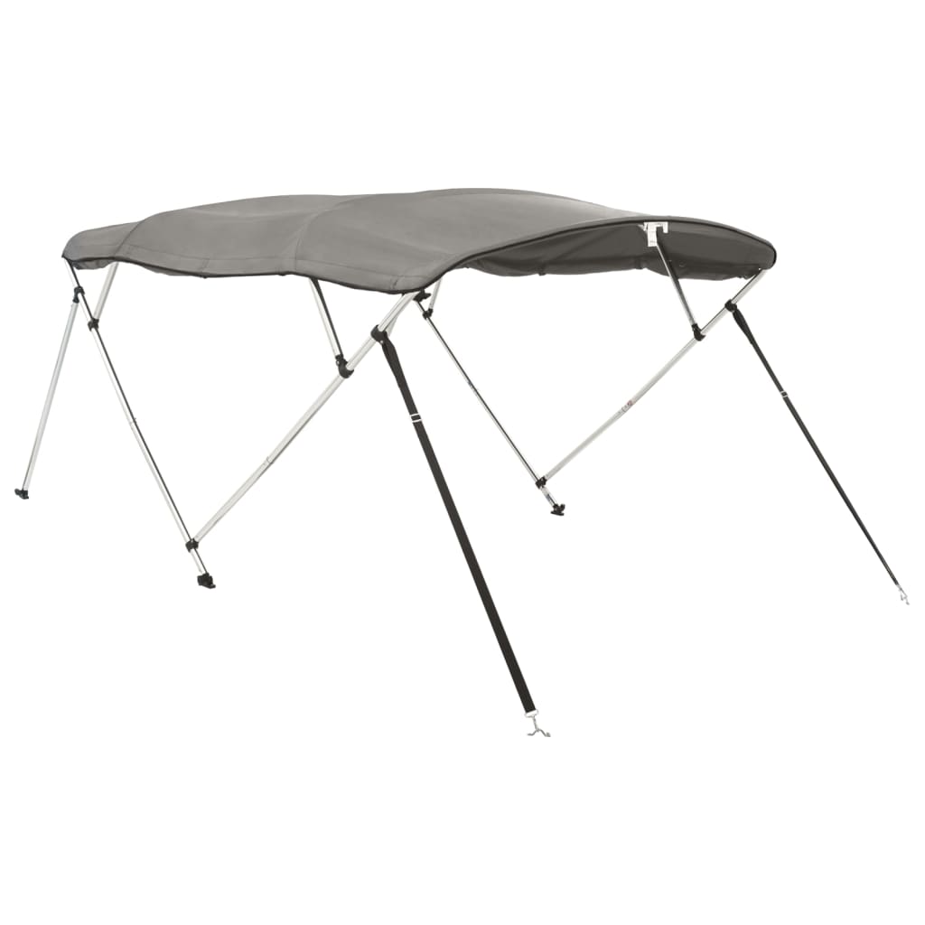 Båtkapell med 4 bågar 243x(170-182)x137 cm