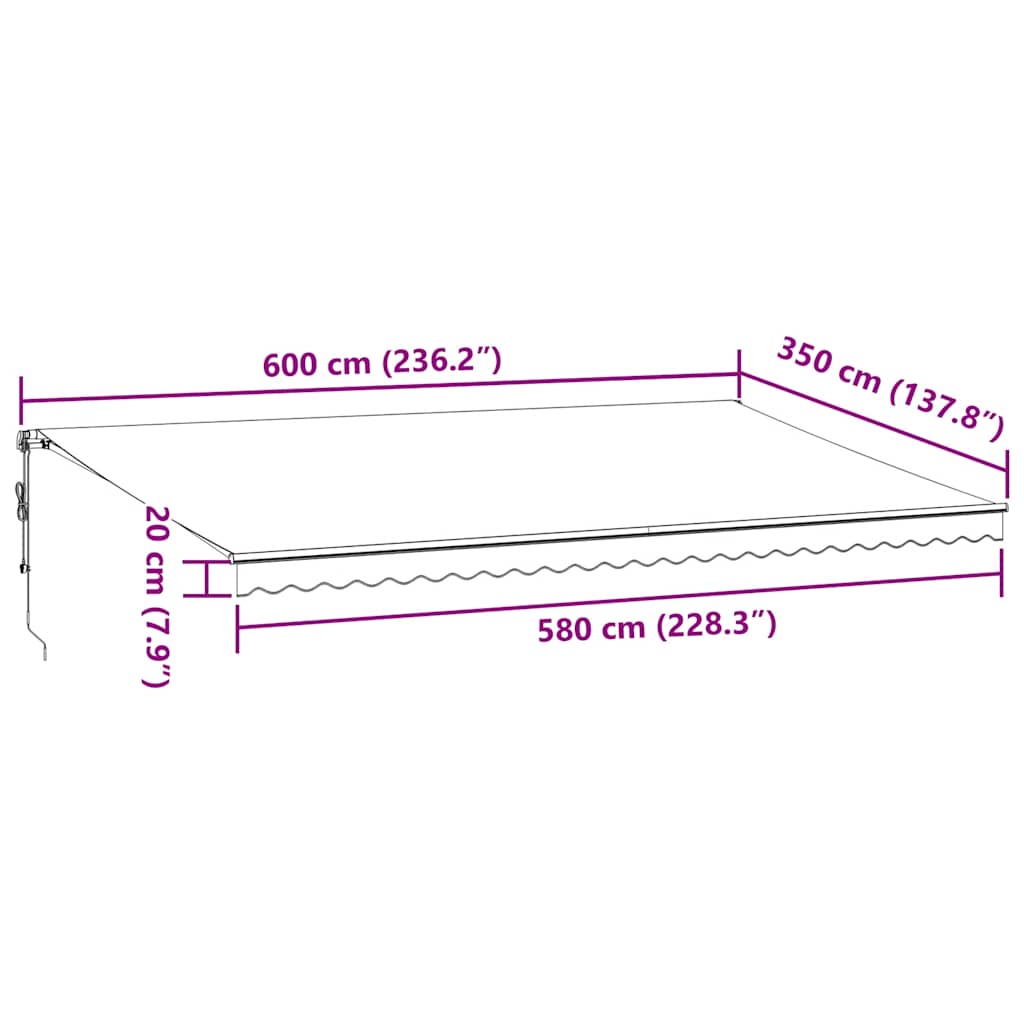 Markis Automatiskt Infällbar