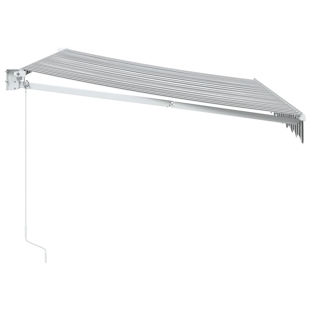 Markis infällbar och , tyg och aluminium