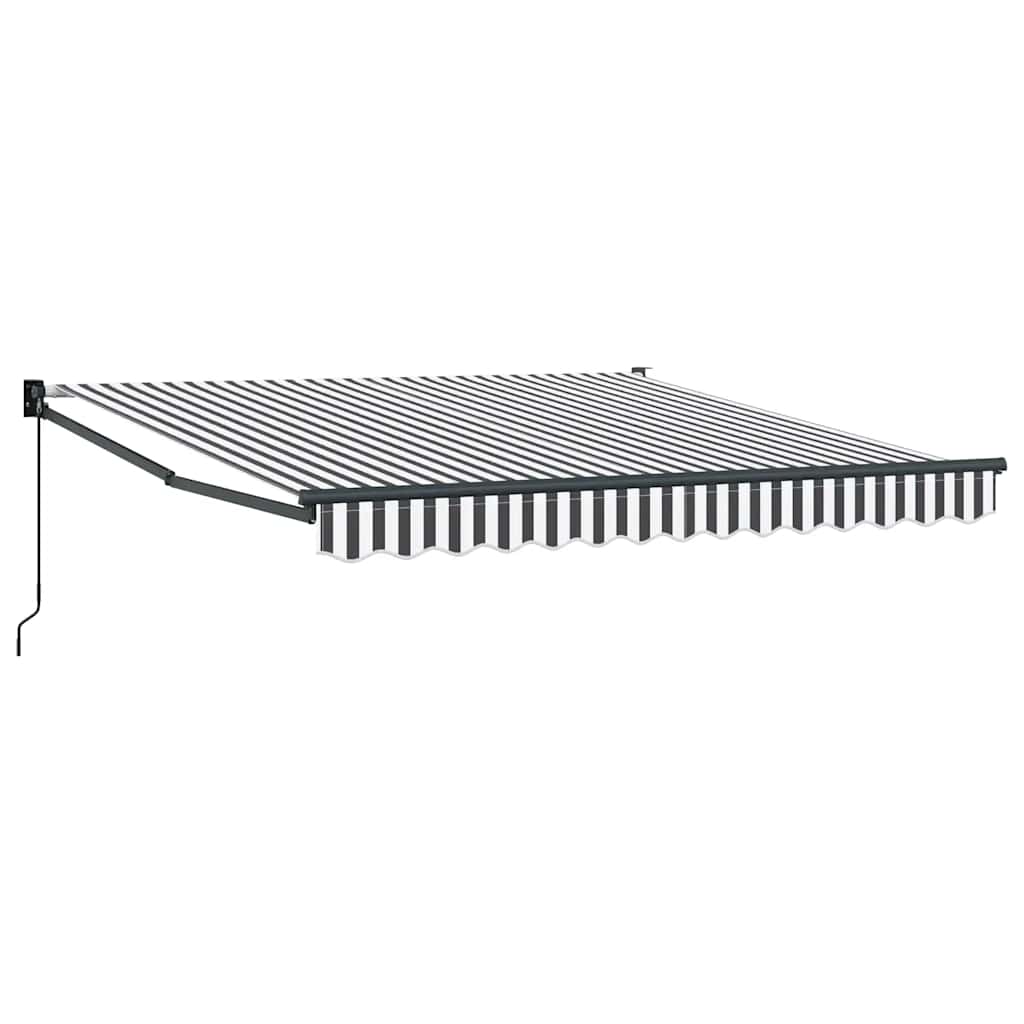 Markis infällbar och , tyg och aluminium