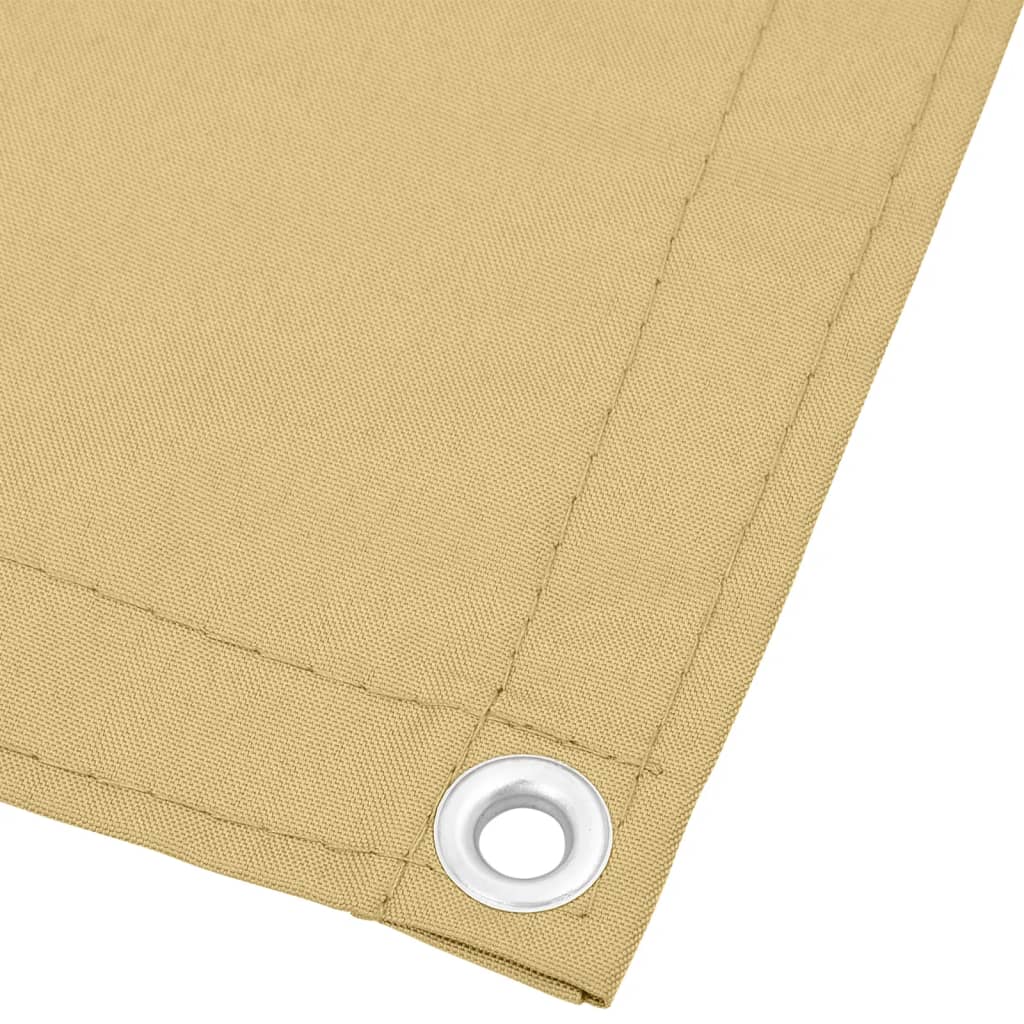 Balkongskärm sand 100% polyester oxford