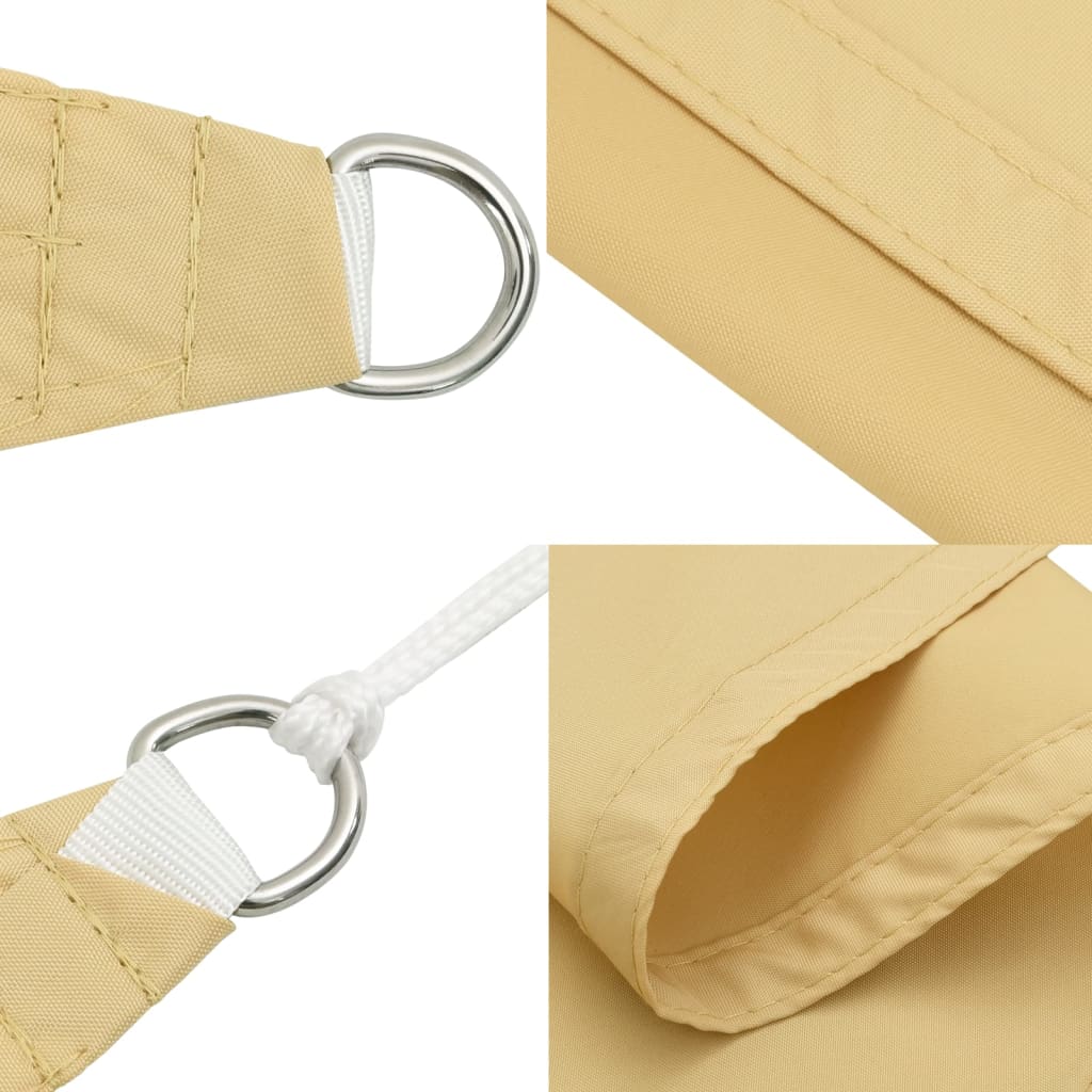 Solsegel sandfärgat 100% polyesteroxford