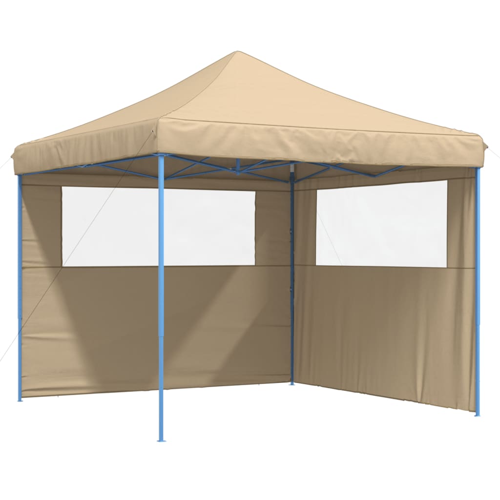 Pop-Up hopfällbart partytält med 2 sidoväggar