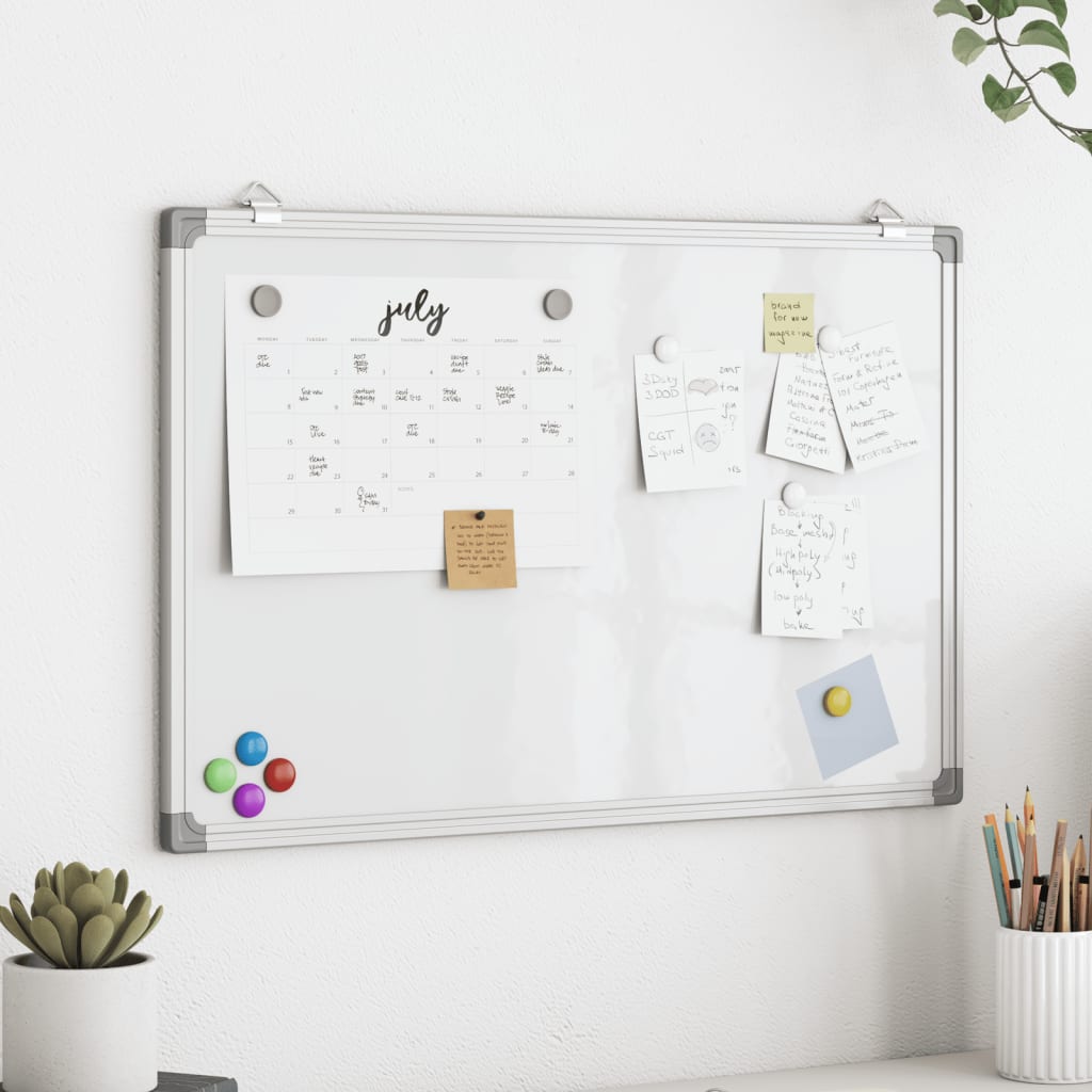 Magnetisk whiteboard aluminium
