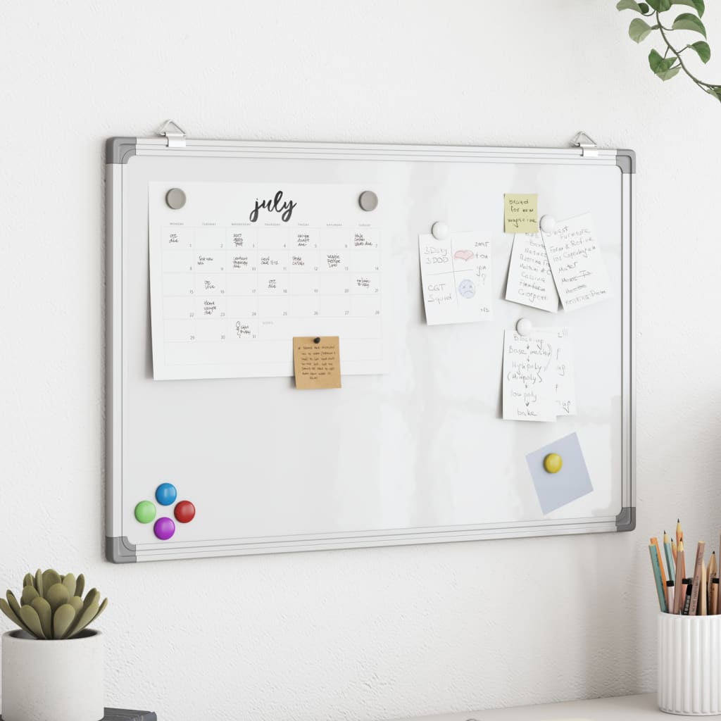 Magnetisk whiteboard aluminium