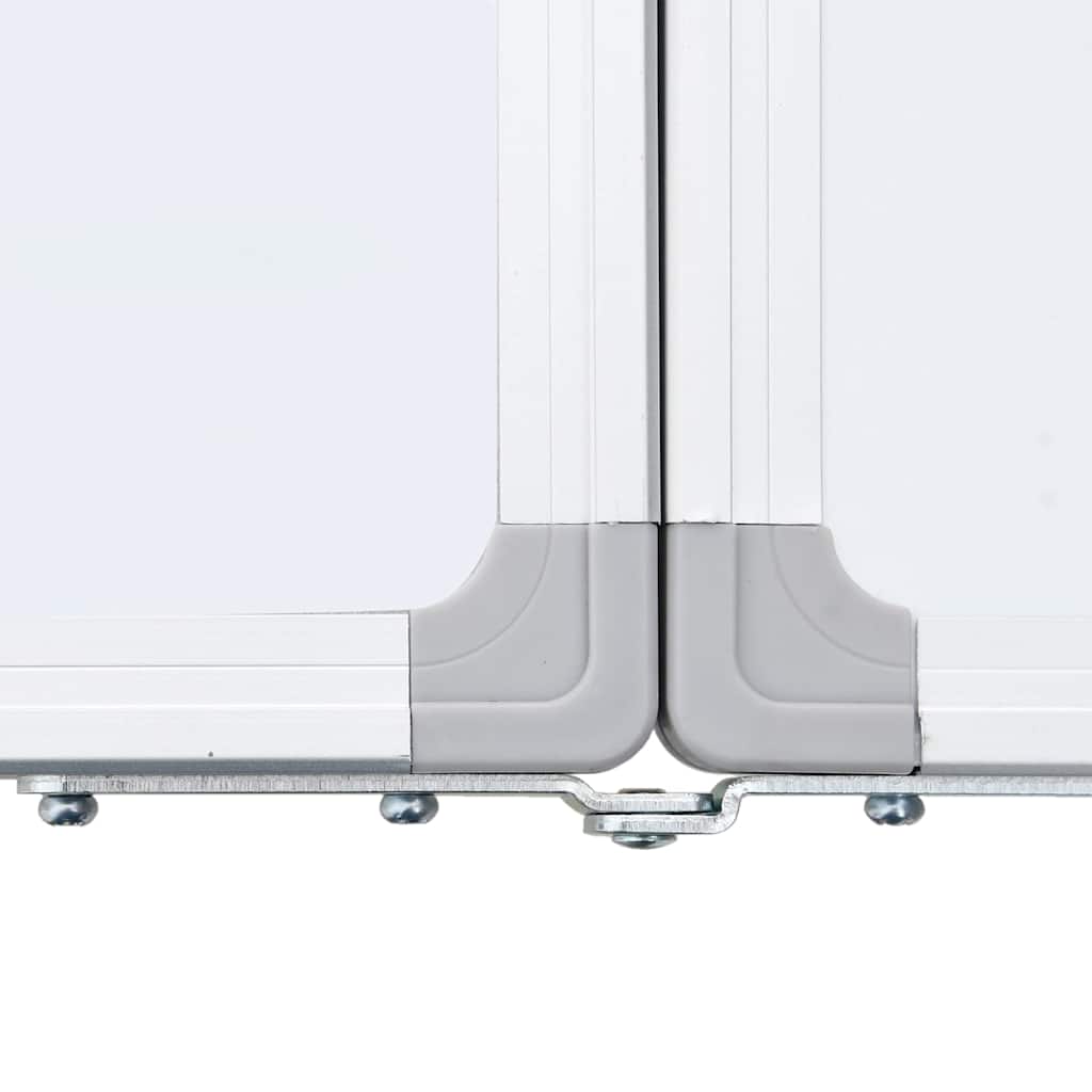 Magnetisk whiteboard hopfällbar aluminium