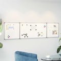Magnetisk whiteboard hopfällbar