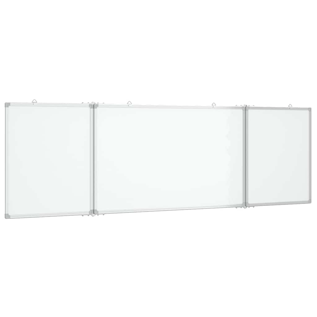 Magnetisk whiteboard hopfällbar aluminium